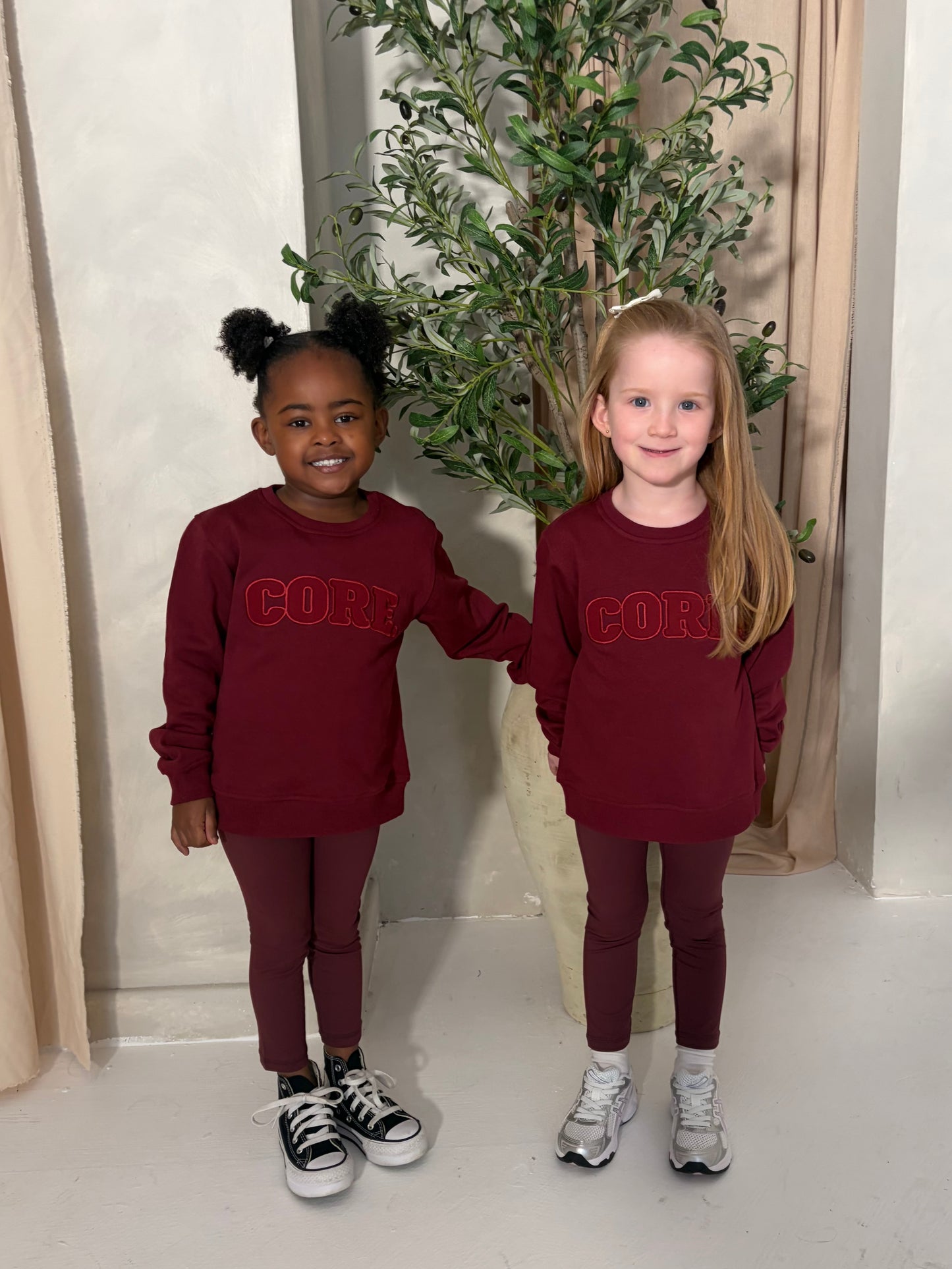 Mini CORE Sweatshirt– Burgundy